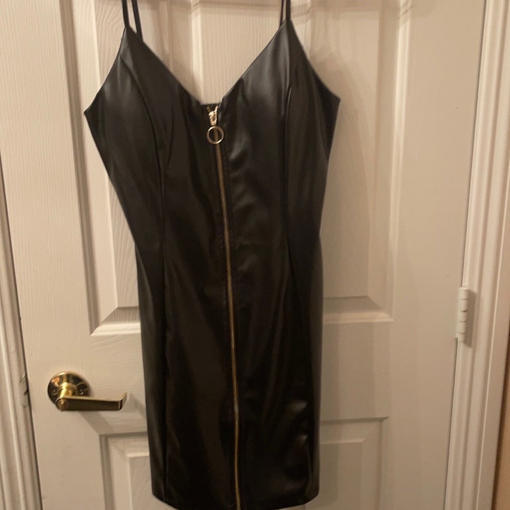 Fashion Nova leather dress